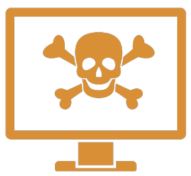 Ícone de vírus de computador