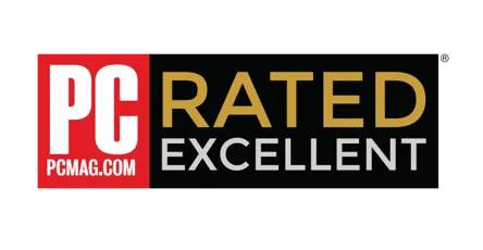 Logótipo com classificação excelente da PC Mag